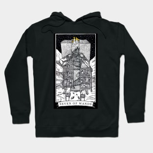 The Seven of Wands - The Tarot Restless Hoodie